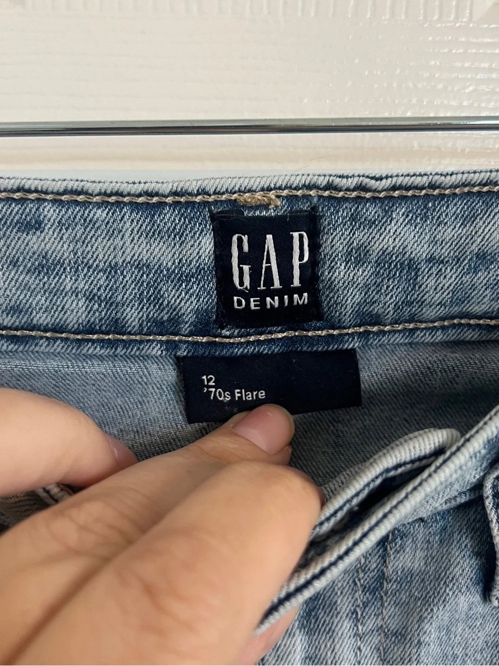 GAP Kids Light Wash '70s Flare Jeans Size Youth 12 - Picture 3 of 10